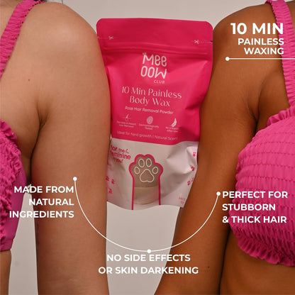 Painless Effective Meow Body Hair Removal Wax Powder..
