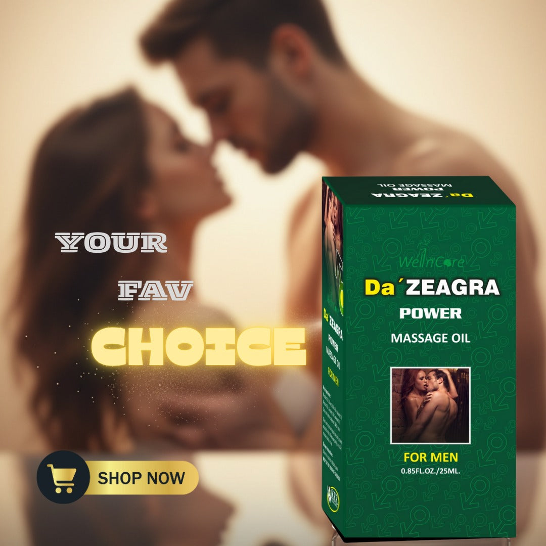 Da zeagera power massage oil for men