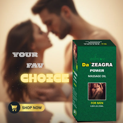 Da zeagera power massage oil for men